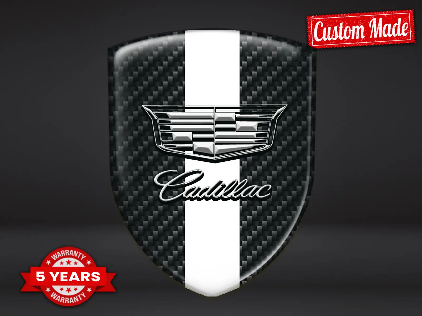 Cadillac Pegatinas De Ventana Automotriz Limitada Resistente Universal